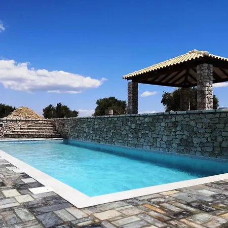 Kbel Sea View Private Pool Sleeps8 Garden * Foiníki