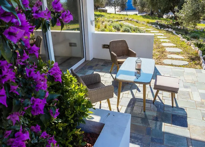 Kbel Sea View Private Pool Sleeps8 Garden 别墅 Foiníki