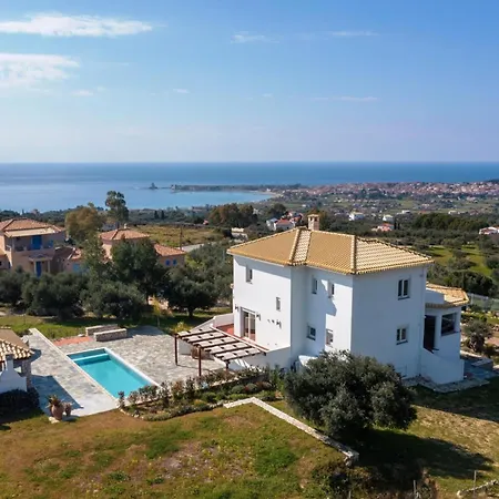 Kbel Sea View Private Pool Sleeps8 Garden * Foiníki