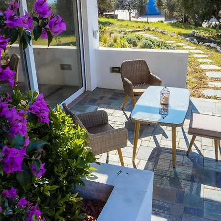 Kbel Sea View Private Pool Sleeps8 Garden Villa Foiníki