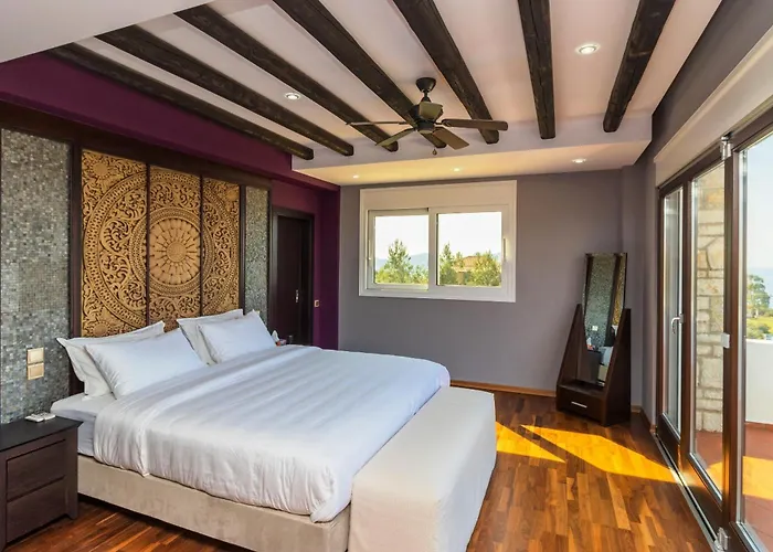 Kbel Sea View Private Pool Sleeps8 Garden * Foiníki